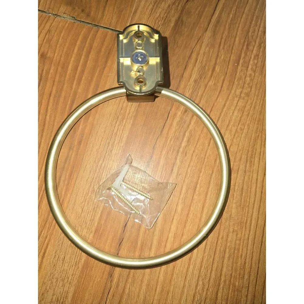 Hearth & Hand Magnolia Towel Ring Brass Finish Gold 6.26x 2.23x 2.31